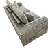 Denver Mink & Silver 3 Seater Sofa